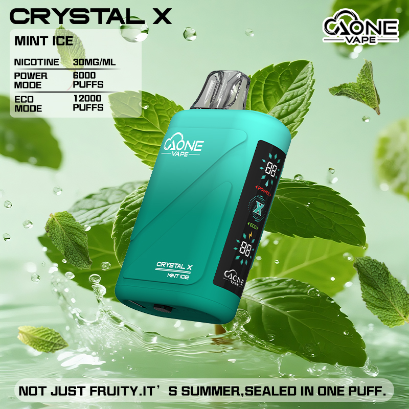 AONE VAPE CRYSTAL X 水晶2代 12000口 大容量拋棄式電子菸