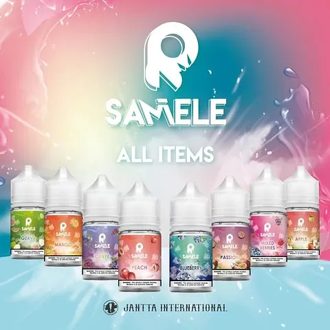 美國原裝 SAMELE冰釀系列 電子菸油 蒸氣果汁 30ML
