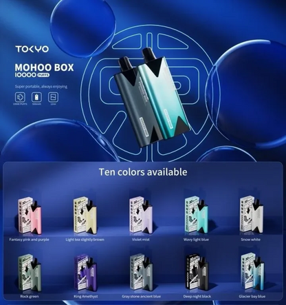 東京魔盒 TOKYOMOHOO BOX 拋棄式電子菸 買三隻加一百元送主機