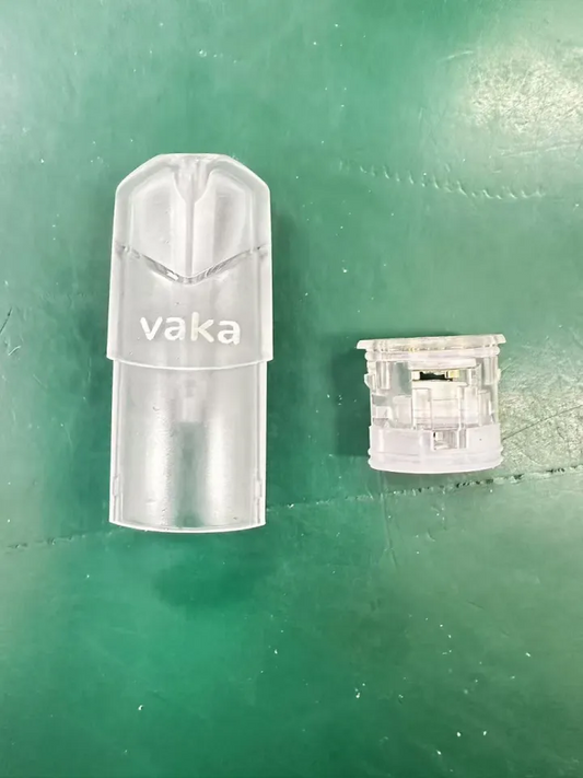 【vaka七彩發光空殼】 sp2s升級款空煙彈100入組 適用vaka/sp2s全系列主機，一代所有主機 不漏油 不吃油